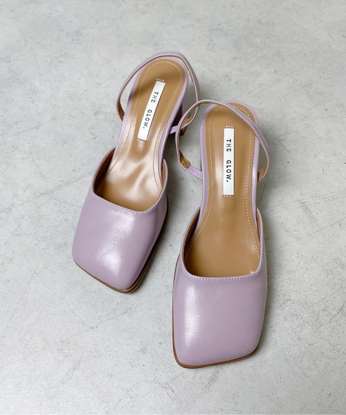 StyleSea（スタイルシー）の「チャンキーヒールバックストラップシューズ（パンプス・レディース・アイボリー/ラベンダー/ブラック/キャメル・35/37/40/39）」の22枚目の写真