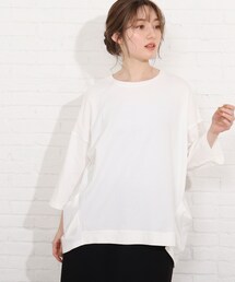 SHOO・LA・RUE | 【SUPIMAコットン】脇タックデザインプルオーバー(Tシャツ/カットソー)