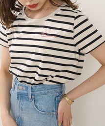 Chico | ショート丈チェーン刺繍チビTシャツ(Tシャツ/カットソー)