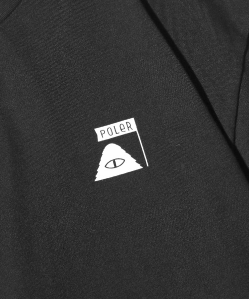 POLeR OUTDOOR STUFF（ポーラーアウトドアスタッフ）の「POLER/ポーラー SUMMIT RELAX FIT TEE 半袖Tシャツ（Tシャツ/カットソー・メンズ・ホワイト/ブラック/ベージュ・L/M/XL）」の16枚目の写真