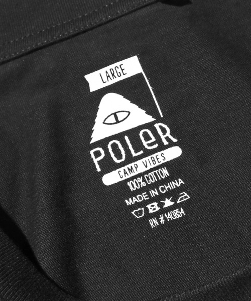 POLeR OUTDOOR STUFF（ポーラーアウトドアスタッフ）の「POLER/ポーラー SUMMIT RELAX FIT TEE 半袖Tシャツ（Tシャツ/カットソー・メンズ・ホワイト/ブラック/ベージュ・L/M/XL）」の15枚目の写真