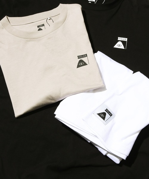 POLeR OUTDOOR STUFF（ポーラーアウトドアスタッフ）の「POLER/ポーラー SUMMIT RELAX FIT TEE 半袖Tシャツ（Tシャツ/カットソー・メンズ・ホワイト/ブラック/ベージュ・L/M/XL）」の22枚目の写真