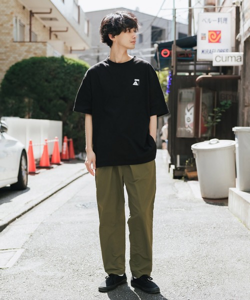 POLeR OUTDOOR STUFF（ポーラーアウトドアスタッフ）の「POLER/ポーラー SUMMIT RELAX FIT TEE 半袖Tシャツ（Tシャツ/カットソー・メンズ・ホワイト/ブラック/ベージュ・L/M/XL）」の9枚目の写真