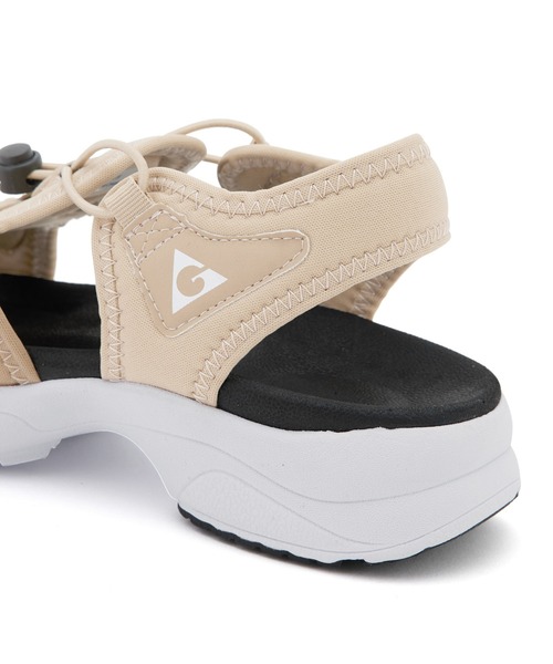 GERRY（ジェリー）の「【GERRY/ジェリー別注】アジャストスピンドルスニーカーサンダル（サンダル・レディース・ブラック/ブラック系その他2/ベージュ・22.5cm/23.5cm/24.5cm）」の10枚目の写真