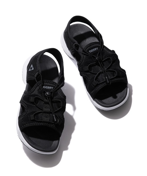 GERRY（ジェリー）の「【GERRY/ジェリー別注】アジャストスピンドルスニーカーサンダル（サンダル・レディース・ブラック/ブラック系その他2/ベージュ・22.5cm/23.5cm/24.5cm）」の13枚目の写真