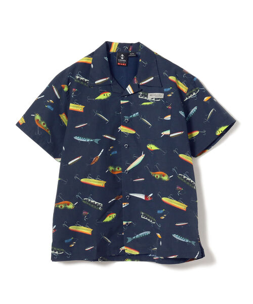 コロンビア×ビームス 別注 PFG ルアー柄 シャツ Mサイズ コロンビア×ビームス 別注 PFG ルアー柄 シャツ Mサイズ