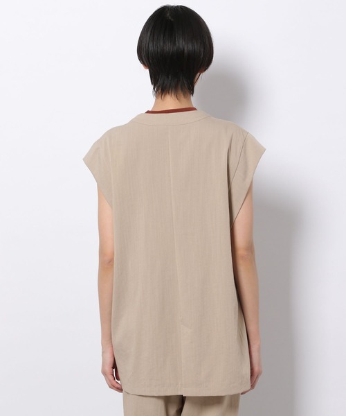 LAKOLE（ラコレ）の「ストレッチスラブミドルジレ[セットアップ対応] / 273137（ベスト・レディース・ブラック/ブラウン/ベージュ・SMALL/MEDIUM）」の21枚目の写真