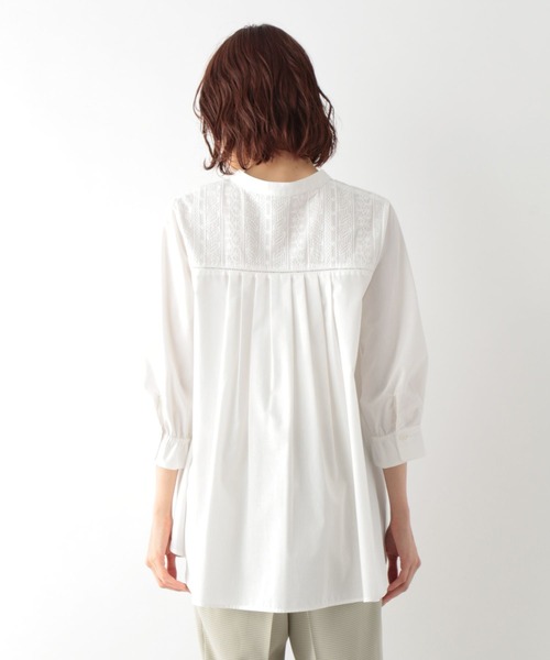 GLOBAL WORK(グローバルワーク)の「フロントレースシャツ7部袖/MATINEE LINE/267013(シャツ/ブラウス・レディース・ホワイト/ブラック・MEDIUM/LARGE)」の21枚目の写真
