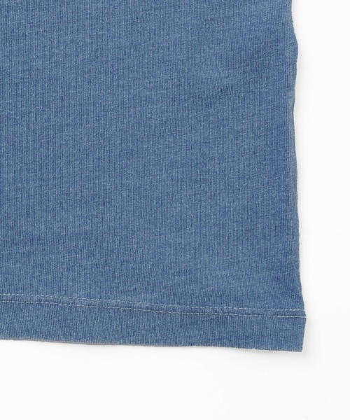GLAZOS(グラソス)の「インディゴ天竺・ドロップショルダーポケット半袖Tシャツ【セットアップ対応】(Tシャツ/カットソー・キッズ・ライトブルー/ブルー・150cm/160cm/130cm/170cm/140cm)」の13枚目の写真