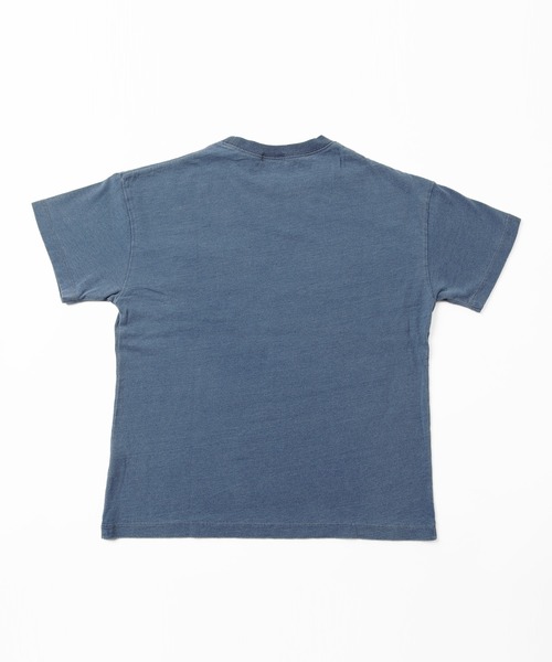 GLAZOS(グラソス)の「インディゴ天竺・ドロップショルダーポケット半袖Tシャツ【セットアップ対応】(Tシャツ/カットソー・キッズ・ライトブルー/ブルー・150cm/160cm/130cm/170cm/140cm)」の14枚目の写真