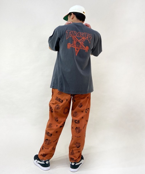 THRASHER（スラッシャー）の「【ムラサキスポーツ別注】THRASHER/スラッシャー Tシャツ TH8109VG SKATE（Tシャツ/カットソー・メンズ・ブラック/ホワイト・L/M/XL）」の10枚目の写真