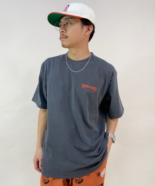 THRASHER（スラッシャー）の「【ムラサキスポーツ別注】THRASHER/スラッシャー Tシャツ TH8109VG SKATE（Tシャツ/カットソー・メンズ・ブラック/ホワイト・L/M/XL）」の16枚目の写真