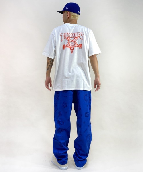 THRASHER（スラッシャー）の「【ムラサキスポーツ別注】THRASHER/スラッシャー Tシャツ TH8109VG SKATE（Tシャツ/カットソー・メンズ・ブラック/ホワイト・L/M/XL）」の9枚目の写真