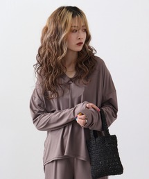 FUNALIVE（ファンアライブ）の「接触冷感 UPF50+UVカット ラッシュガード パーカー＆バミューダパンツ セットアップ フィンガーホール（ラッシュガード）」