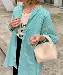 【新色追加】ストライプビッグシャツ