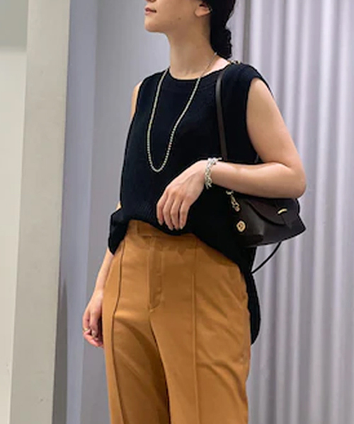 Rouge vif（ルージュヴィフ）の「ボールチェーンネックレス（ネックレス・レディース・シルバー・フリー）」の2枚目の写真