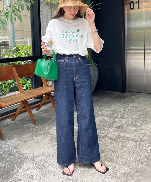 DISCOAT（ディスコート）の「アソートロゴTシャツ（Tシャツ/カットソー・レディース・グリーン/ブルー/オレンジ・FREE）」の13枚目の写真