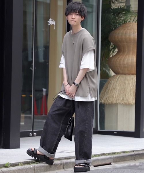 JUNRED（ジュンレッド）の「こめ×JUNRed ダブルキューブチェーンネックレス（ネックレス・メンズ・シルバー・FREE）」の15枚目の写真