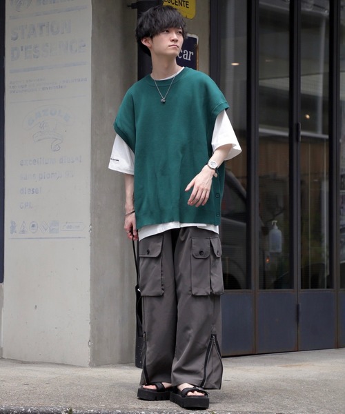 JUNRED（ジュンレッド）の「こめ×JUNRed ダブルキューブチェーンネックレス（ネックレス・メンズ・シルバー・FREE）」の13枚目の写真