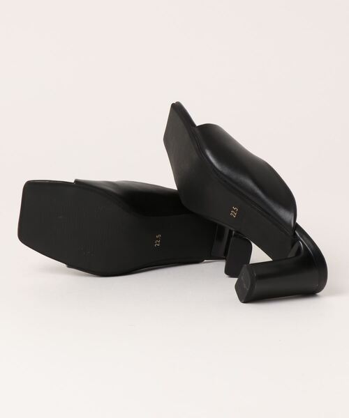 ENVYM（アンビー）の「スクエアトゥーヒールサンダル（サンダル・レディース・ホワイト/ブラック/ベージュ・23.5cm/24.5cm/22.5cm）」の18枚目の写真