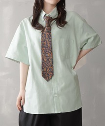SPINNS | 【ゆるシルエット】ワンポイント刺繍 オーバーサイズシャツ(シャツ/ブラウス)