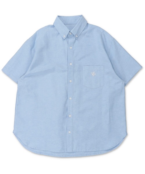 SPINNS（スピンズ）の「【ゆるシルエット】ワンポイント刺繍 オーバーサイズシャツ（シャツ/ブラウス・レディース・ピンク/オフホワイト/グリーン/ブルー・ONESIZE）」の12枚目の写真