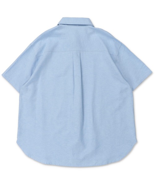 SPINNS（スピンズ）の「【ゆるシルエット】ワンポイント刺繍 オーバーサイズシャツ（シャツ/ブラウス・レディース・ピンク/オフホワイト/グリーン/ブルー・ONESIZE）」の13枚目の写真