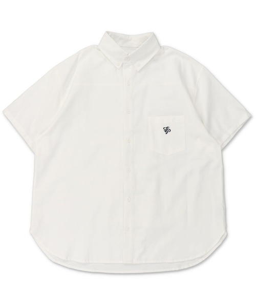 SPINNS（スピンズ）の「【ゆるシルエット】ワンポイント刺繍 オーバーサイズシャツ（シャツ/ブラウス・レディース・ピンク/オフホワイト/グリーン/ブルー・ONESIZE）」の11枚目の写真