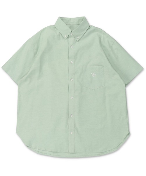 SPINNS（スピンズ）の「【ゆるシルエット】ワンポイント刺繍 オーバーサイズシャツ（シャツ/ブラウス・レディース・ピンク/オフホワイト/グリーン/ブルー・ONESIZE）」の20枚目の写真