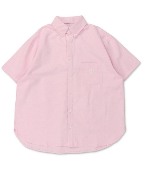 SPINNS（スピンズ）の「【ゆるシルエット】ワンポイント刺繍 オーバーサイズシャツ（シャツ/ブラウス・レディース・ピンク/オフホワイト/グリーン/ブルー・ONESIZE）」の21枚目の写真