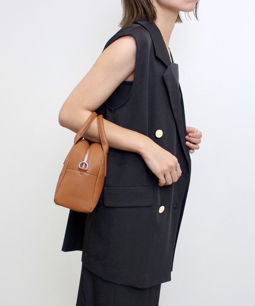 MLI'A(エムリア)の「金ボタンジレ(セットアップ対応)(ベスト・レディース・ブラック/ネイビー/アイボリー/ライトブラウン・M)」の21枚目の写真