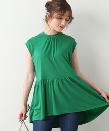 DRESKIP | ウエスト切替ギャザープルオーバー(Tシャツ/カットソー)