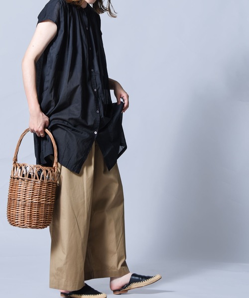 folka（フォルカ）の「【folka（フォルカ）】コクーンパンツ（チノパンツ・レディース・ライトグレー/ブラック/モカ・ONE SIZE）」の3枚目の写真