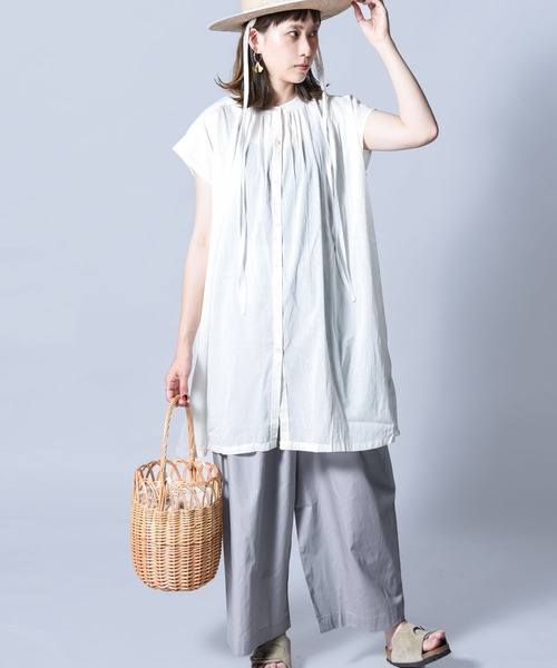 folka（フォルカ）の「【folka（フォルカ）】コクーンパンツ（チノパンツ・レディース・ライトグレー/ブラック/モカ・ONE SIZE）」の12枚目の写真