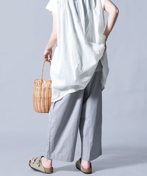 folka（フォルカ）の「【folka（フォルカ）】コクーンパンツ（チノパンツ・レディース・ライトグレー/ブラック/モカ・ONE SIZE）」の11枚目の写真