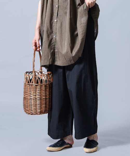 folka（フォルカ）の「【folka（フォルカ）】コクーンパンツ（チノパンツ・レディース・ライトグレー/ブラック/モカ・ONE SIZE）」の5枚目の写真