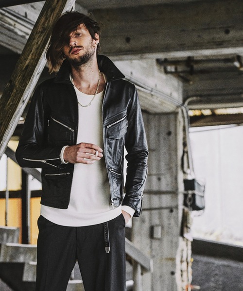 キッドバッファローレザー70s-BLZ レザーブルゾン(851203-218L) キッドバッファローレザー70s-BLZ レザーブルゾン(851203-218L) セール