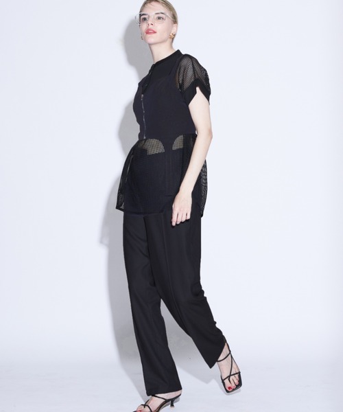 Solace(ソレイス)の「ビスチェアシンメトリーパンツ(その他パンツ・レディース・ブラック/パープル・M/L)」の3枚目の写真