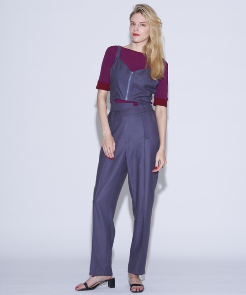 Solace(ソレイス)の「ビスチェアシンメトリーパンツ(その他パンツ・レディース・ブラック/パープル・M/L)」の10枚目の写真