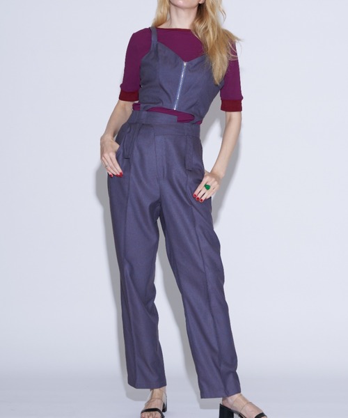 Solace(ソレイス)の「ビスチェアシンメトリーパンツ(その他パンツ・レディース・ブラック/パープル・M/L)」の17枚目の写真