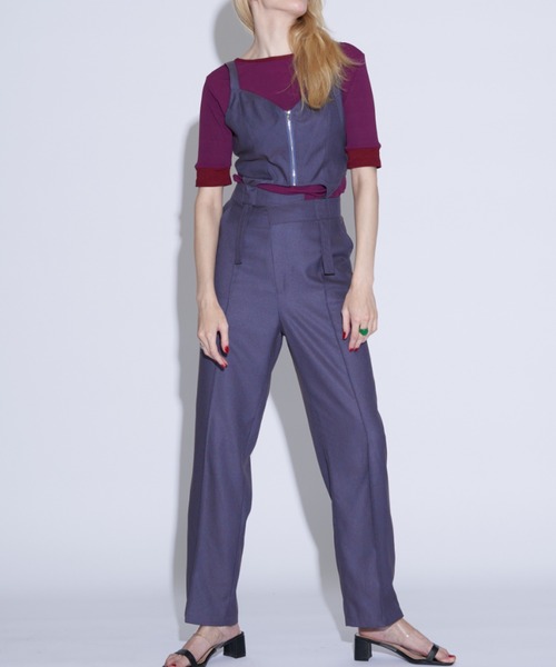 Solace(ソレイス)の「ビスチェアシンメトリーパンツ(その他パンツ・レディース・ブラック/パープル・M/L)」の5枚目の写真