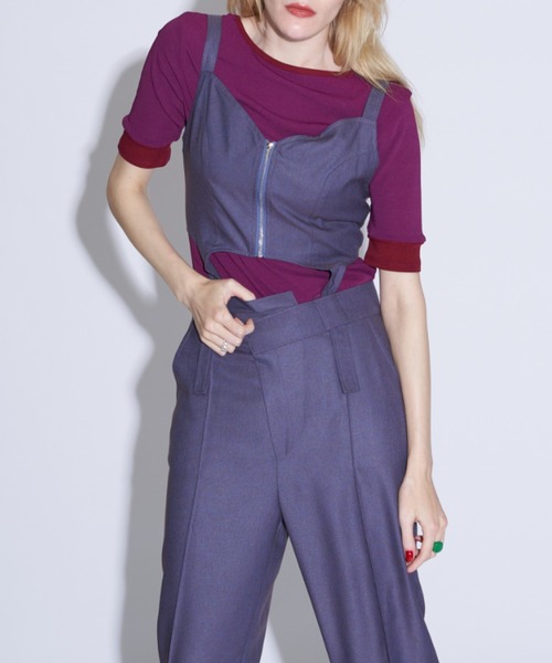 Solace(ソレイス)の「ビスチェアシンメトリーパンツ(その他パンツ・レディース・ブラック/パープル・M/L)」の18枚目の写真