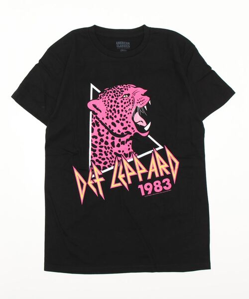GOOD DEAL(グッドディール)の「PINK LEOPARD(Tシャツ/カットソー・レディース・ブラック・L/XL/S/M)」の1枚目の写真