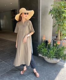 StyleSea | リネンタッチコットンカフタンワンピース(ワンピース)