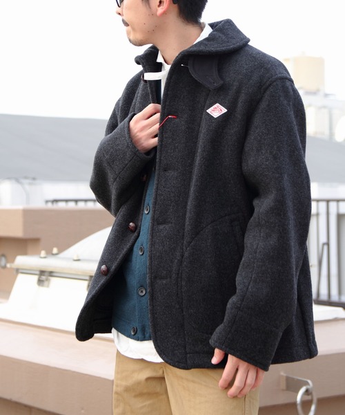 ダントン　近年モデル　ラウンドカラー　カバーオール　日本製 DANTON（ダントン）の「DANTON ダンプラウンドカラージャケット