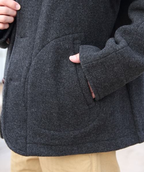 ダントン　ラウンドカラージャケット　ピーコート DANTON/ダントン ラウンドカラージャケット ROUND COLLAR JACKET