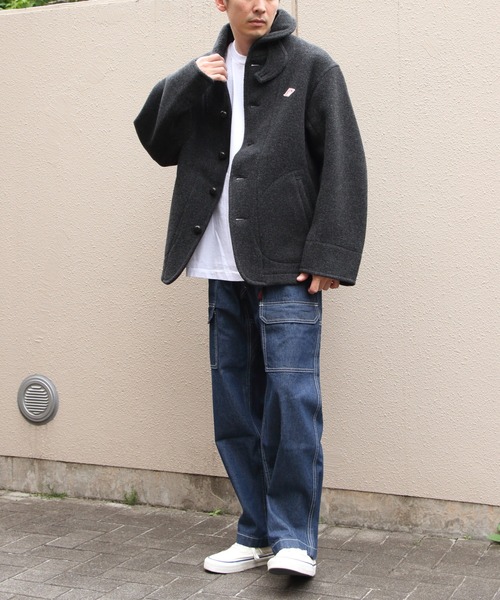 DANTON(ダントン)の「DANTON/ダントン ラウンドカラージャケット ROUND COLLAR JACKET DT-A0032 WOP(ピーコート・メンズ・チャコールグレー/ネイビー・44/40/42)」の21枚目の写真
