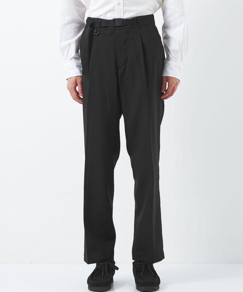 DAIWA（ダイワ）の「【別注】＜DAIWA×green label relaxing＞1プリーツ イージー パンツ（スラックス・メンズ・ブラック/グレー・M/L）」の3枚目の写真