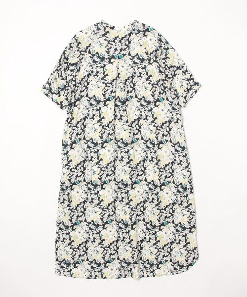 yuni（ユニ　）の「●Ramie/Linen nostalgic flower print  ワンピース（ワンピース・レディース・イエロー/ブラック・FREE）」の12枚目の写真