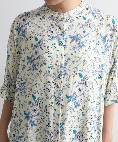 yuni（ユニ　）の「●Ramie/Linen nostalgic flower print  ワンピース（ワンピース・レディース・イエロー/ブラック・FREE）」の13枚目の写真